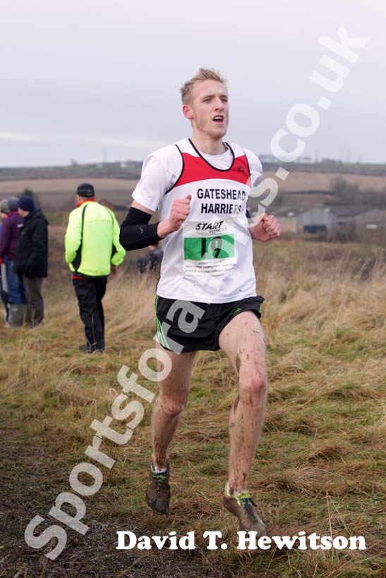 Green 19 under-20 men 2012 North East Championships, Summerhill Country Park, Hartlepool.